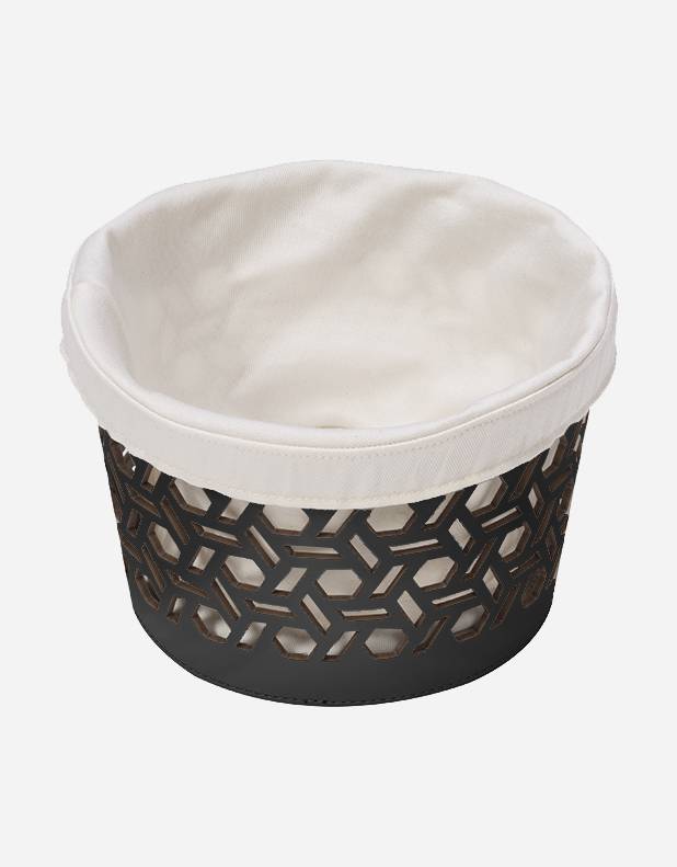Vienna Basket Small with Bag - Handmade in Italy - Rudi