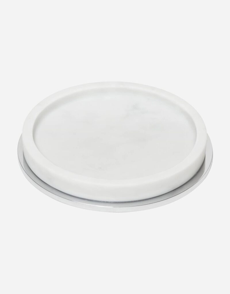 POSITANO MARBLE ROUND TRAY