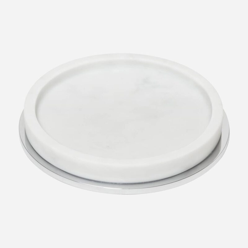 POSITANO MARBLE ROUND TRAY