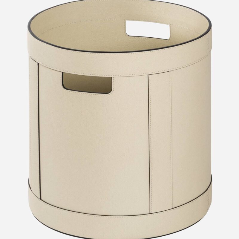 STORAGE BASKET WITH HANDLES AND LID