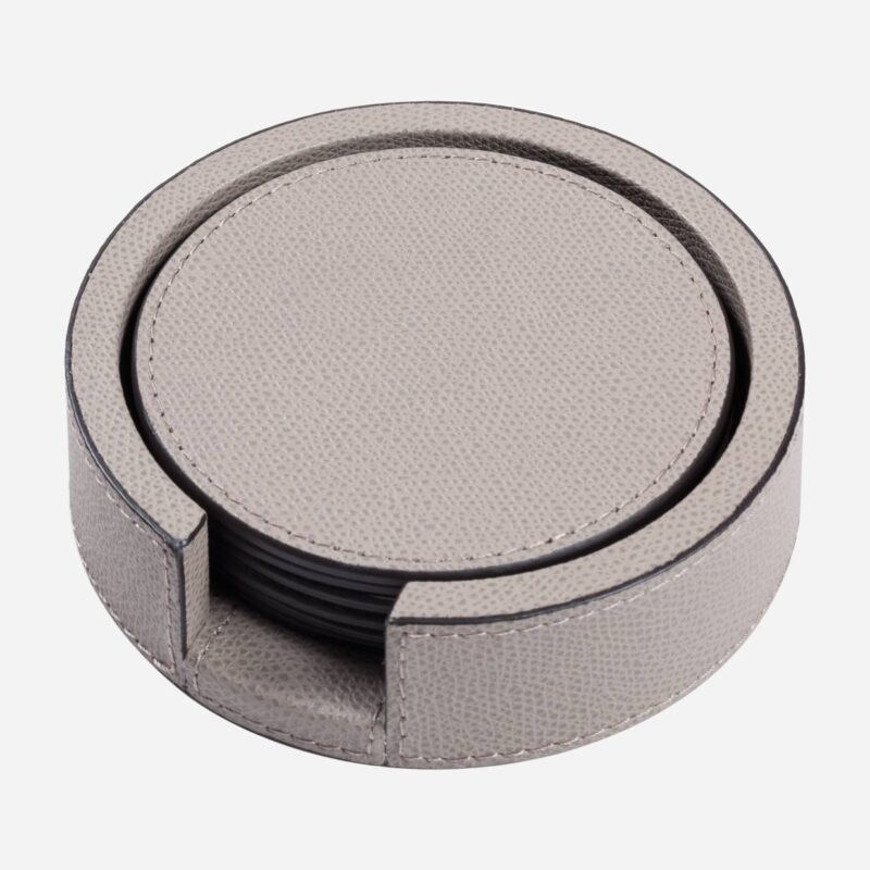 TAO COASTERS HOLDER ROUND WITH 6 TAO COASTERS