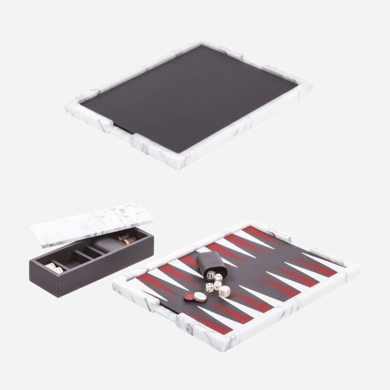 ETTORE MARBLE BACKGAMMON