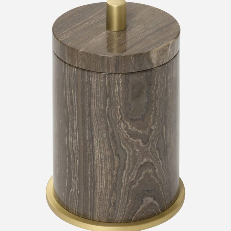 POSITANO MARBLE ROUND BOX SMALL