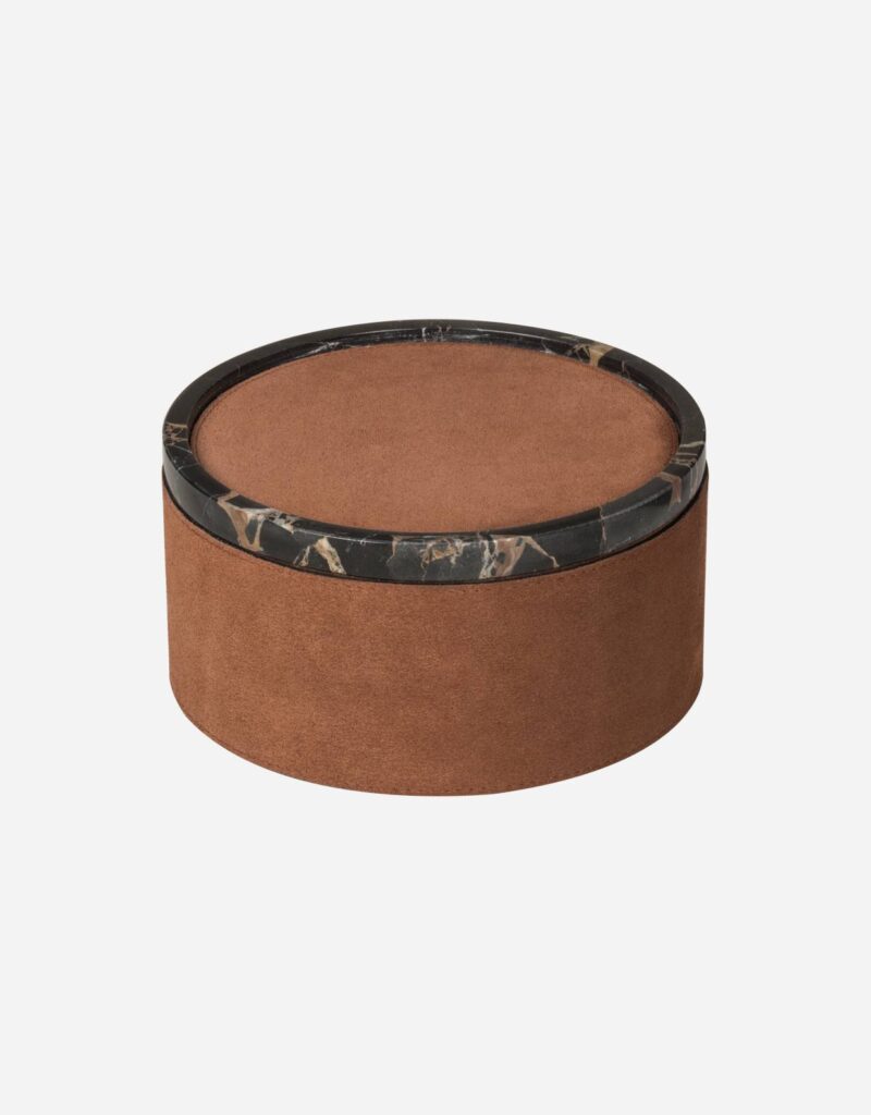 POLO MARMO STACKABLE BOX ROUND MINI