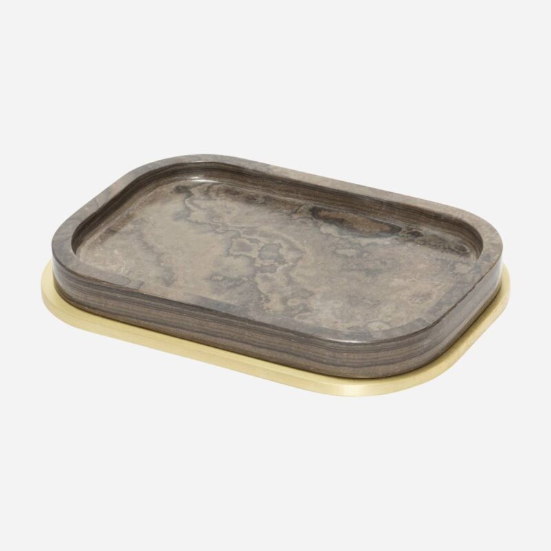 POSITANO MARBLE RECTANGULAR VALET TRAY