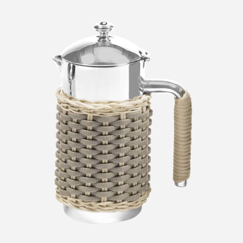 RENNES LEATHER & RATTAN CARAFE