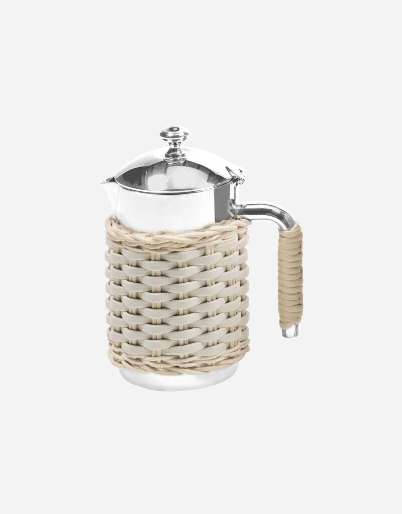 RENNES LEATHER & RATTAN CARAFE