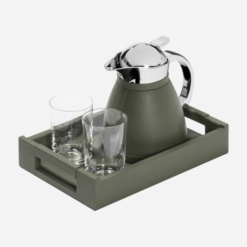 BEAUBOURG NESTING TRAY SET SMALL (TRAY + 2 GLASSES + 0,6 LT CHANTILLY CARAFE)