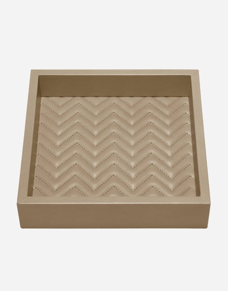 FEBE HERRINGBONE SQUARE VALET TRAY