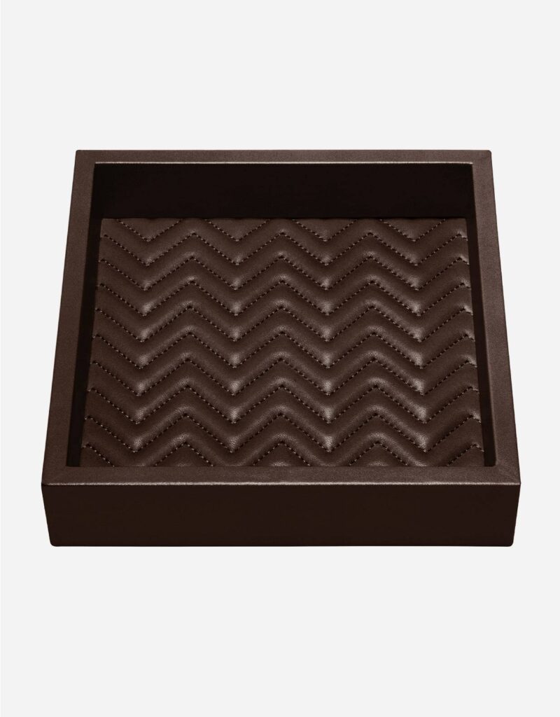FEBE HERRINGBONE SQUARE VALET TRAY