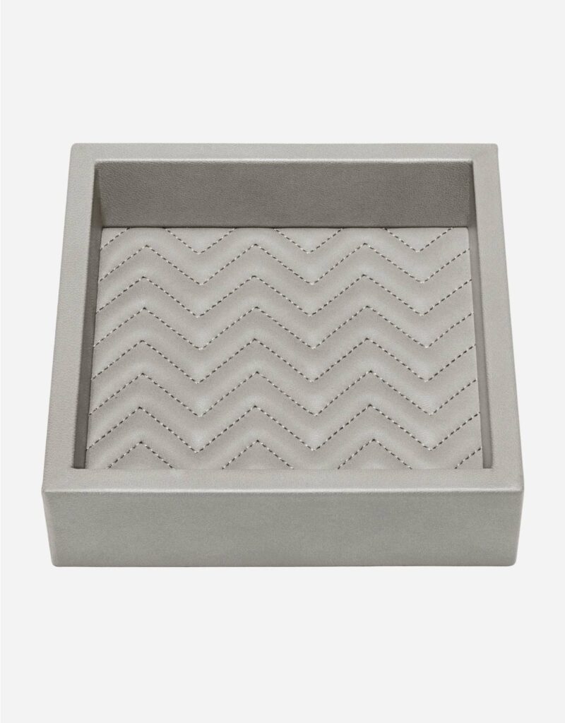 FEBE HERRINGBONE SQUARE VALET TRAY