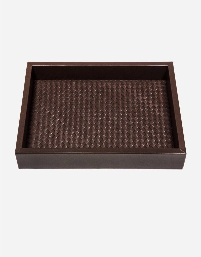 FEBE HANDWOVEN RECTANGULAR VALET TRAY