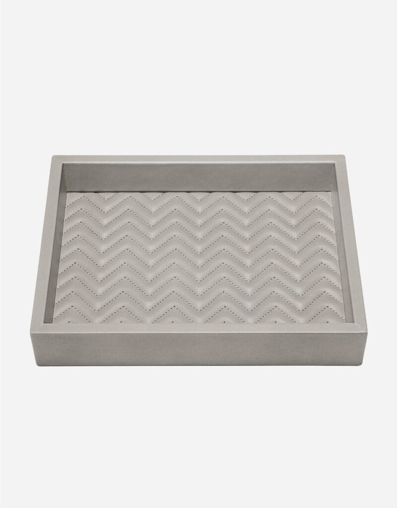 FEBE HERRINGBONE RECTANGULAR VALET TRAY
