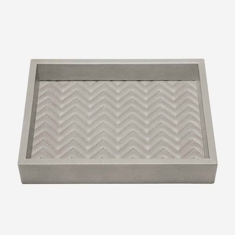 FEBE HERRINGBONE RECTANGULAR VALET TRAY