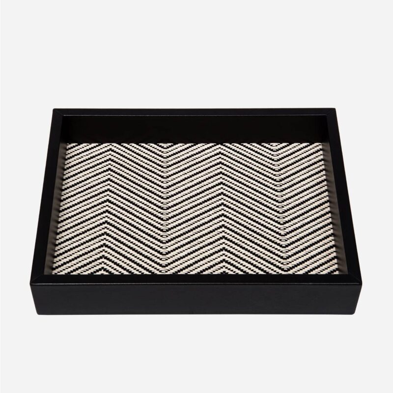 FEBE WAXED COTTON RECTANGULAR VALET TRAY