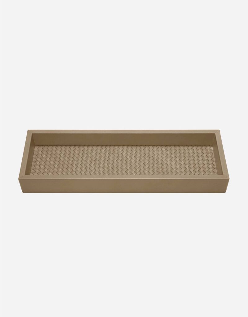 FEBE HANDWOVEN LONG RECTANGULAR VALET TRAY
