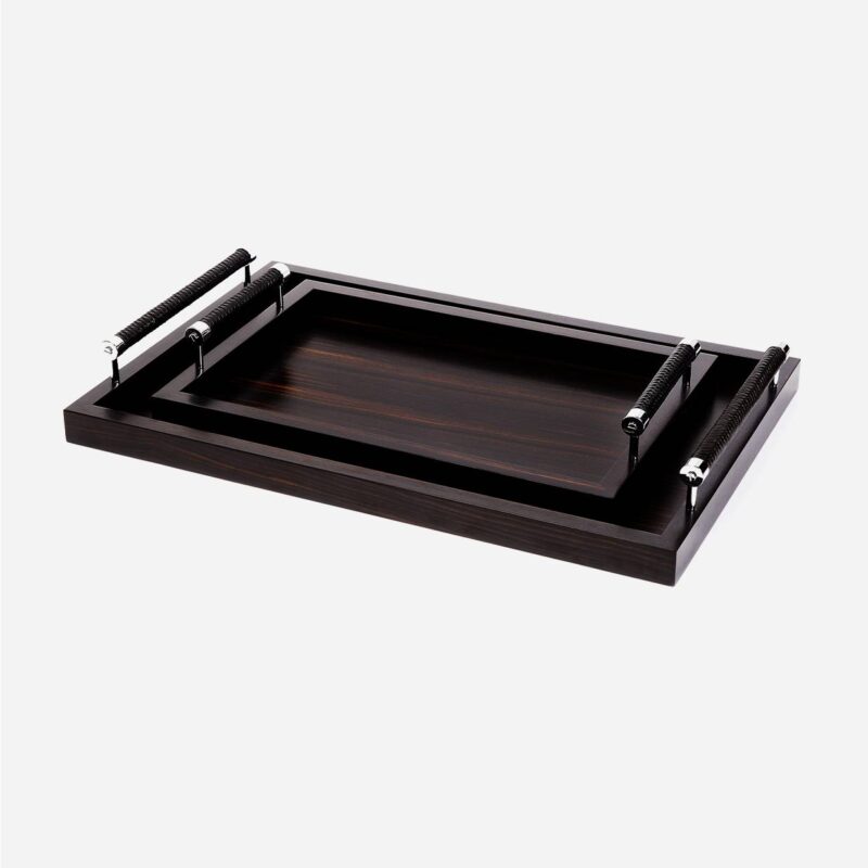 DIANA EBONY RECTANGULAR TRAY