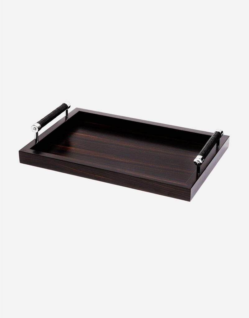 DIANA EBONY RECTANGULAR TRAY