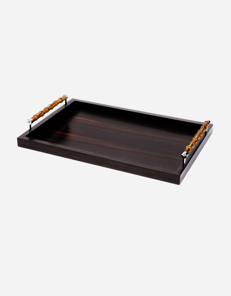 FRIDA EBONY RECTANGULAR TRAY