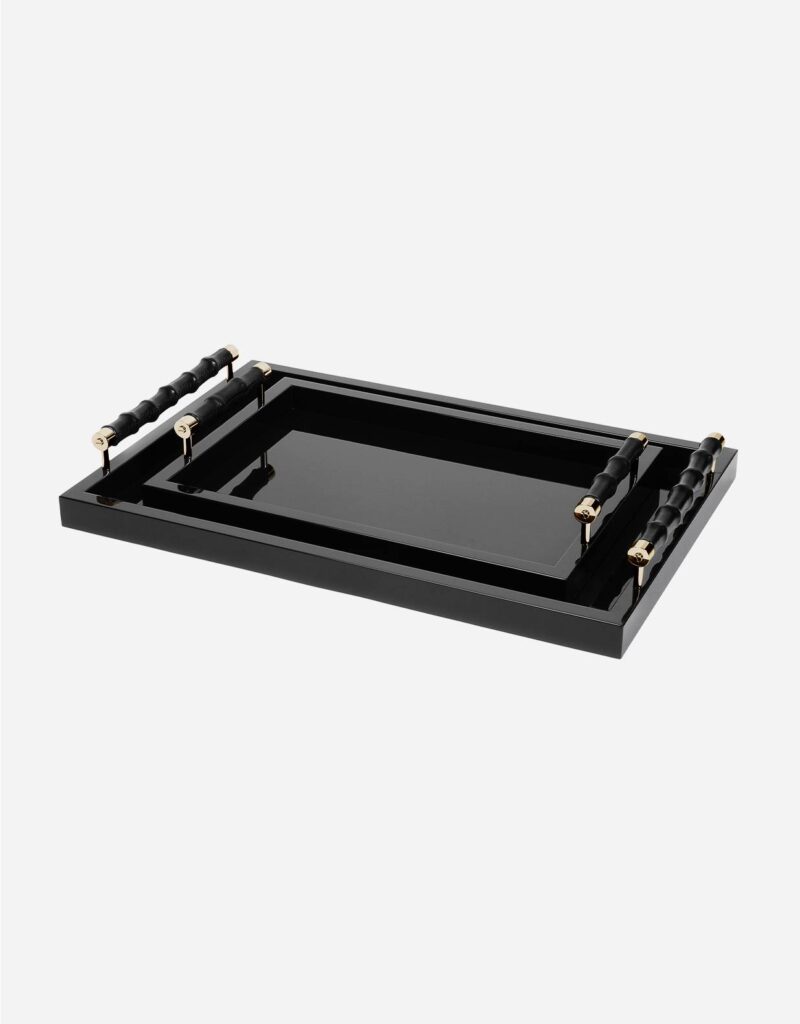 LEA LACQUER RECTANGULAR TRAY