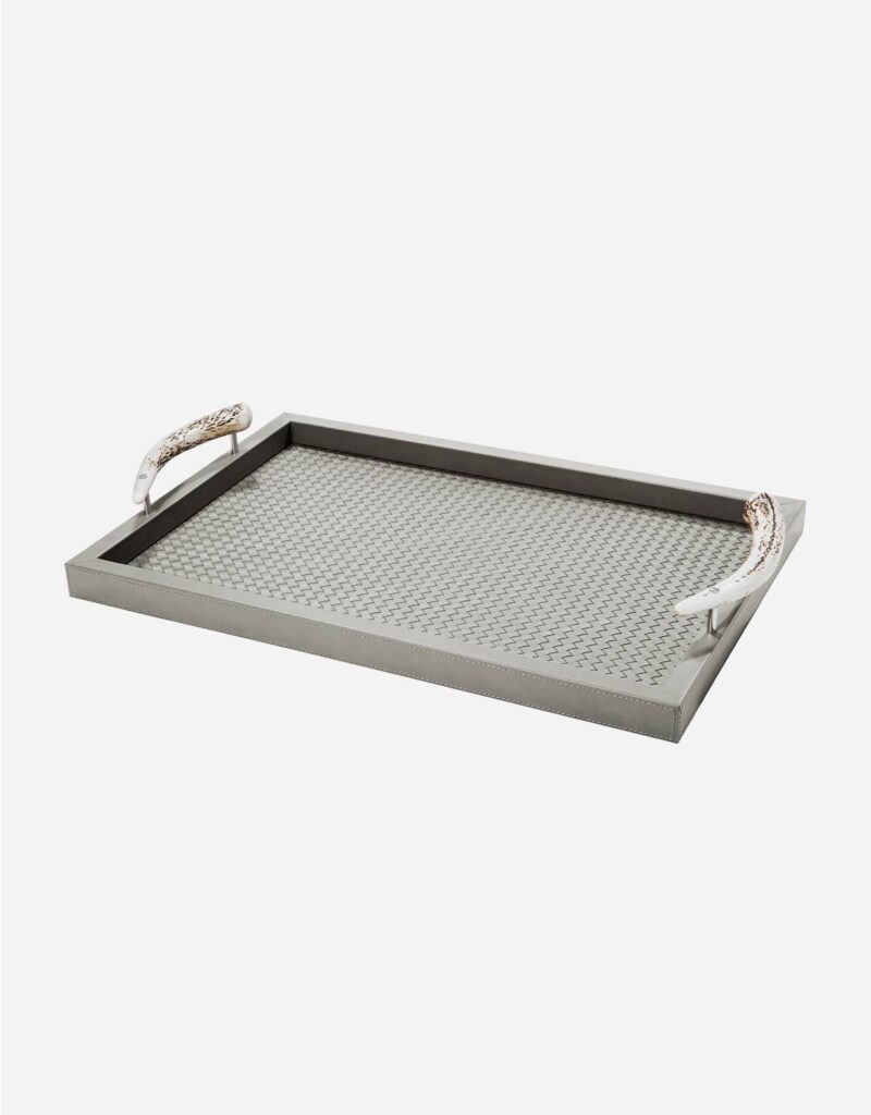 DAFNE HANDWOVEN RECTANGULAR TRAY