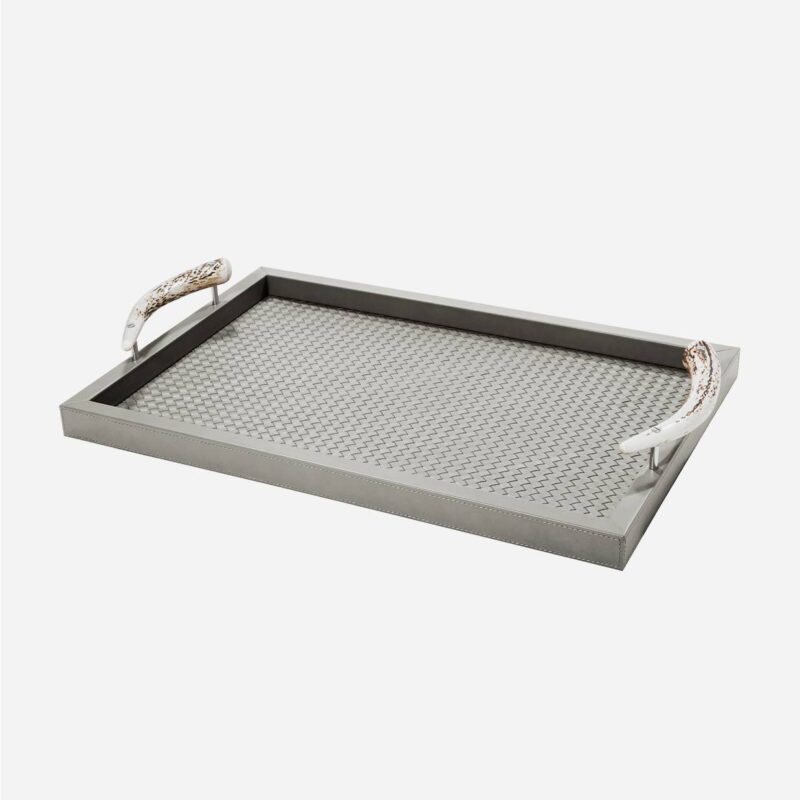 DAFNE HANDWOVEN RECTANGULAR TRAY