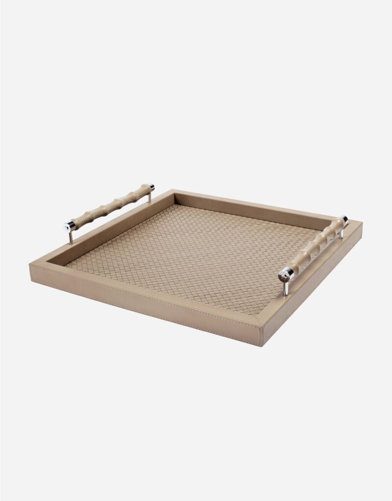 LEA HANDWOVEN SQUARE TRAY