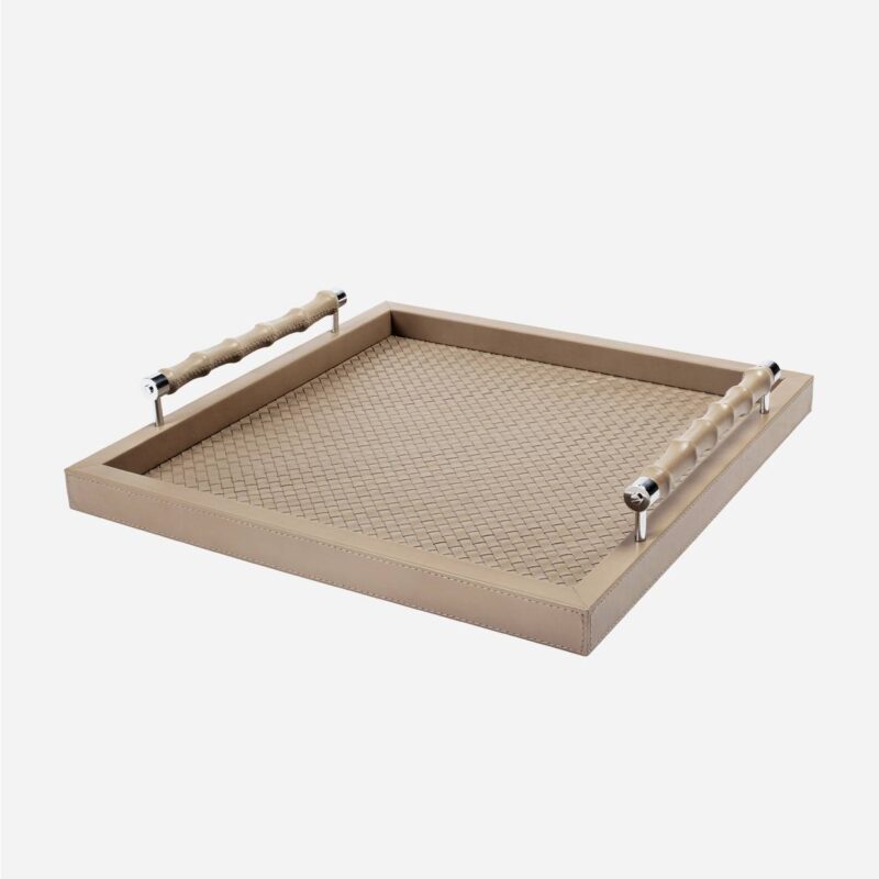 LEA HANDWOVEN SQUARE TRAY