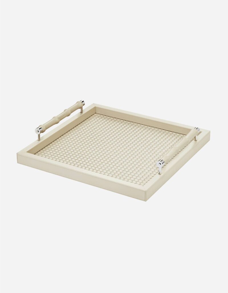 LEA HANDWOVEN SQUARE TRAY