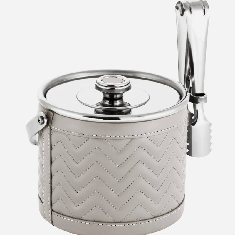 MENFI HERRINGBONE ICE BUCKET