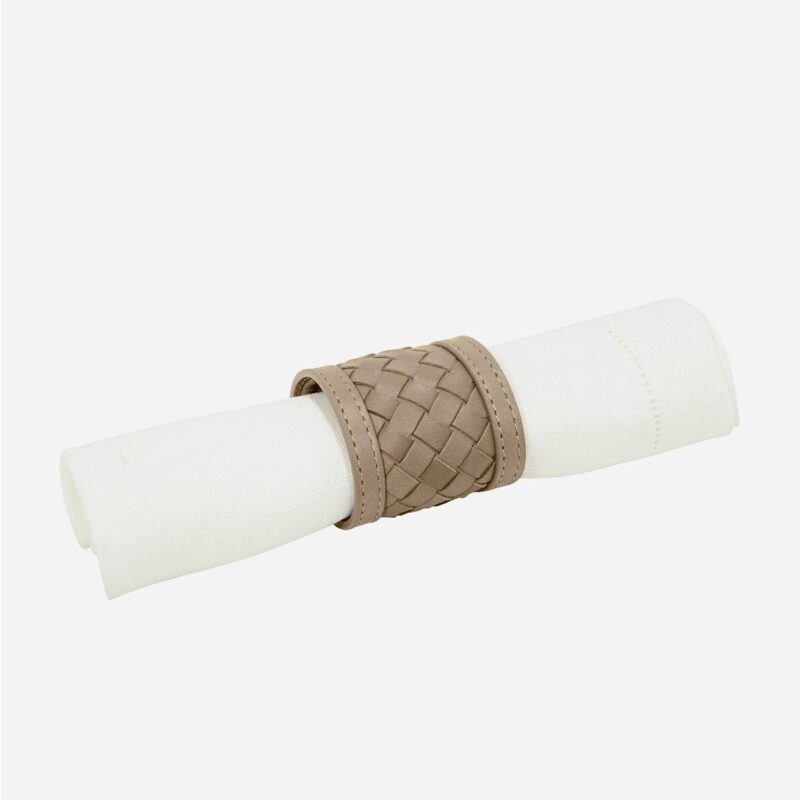 NINO HANDWOVEN NAPKIN RING SET OF 4