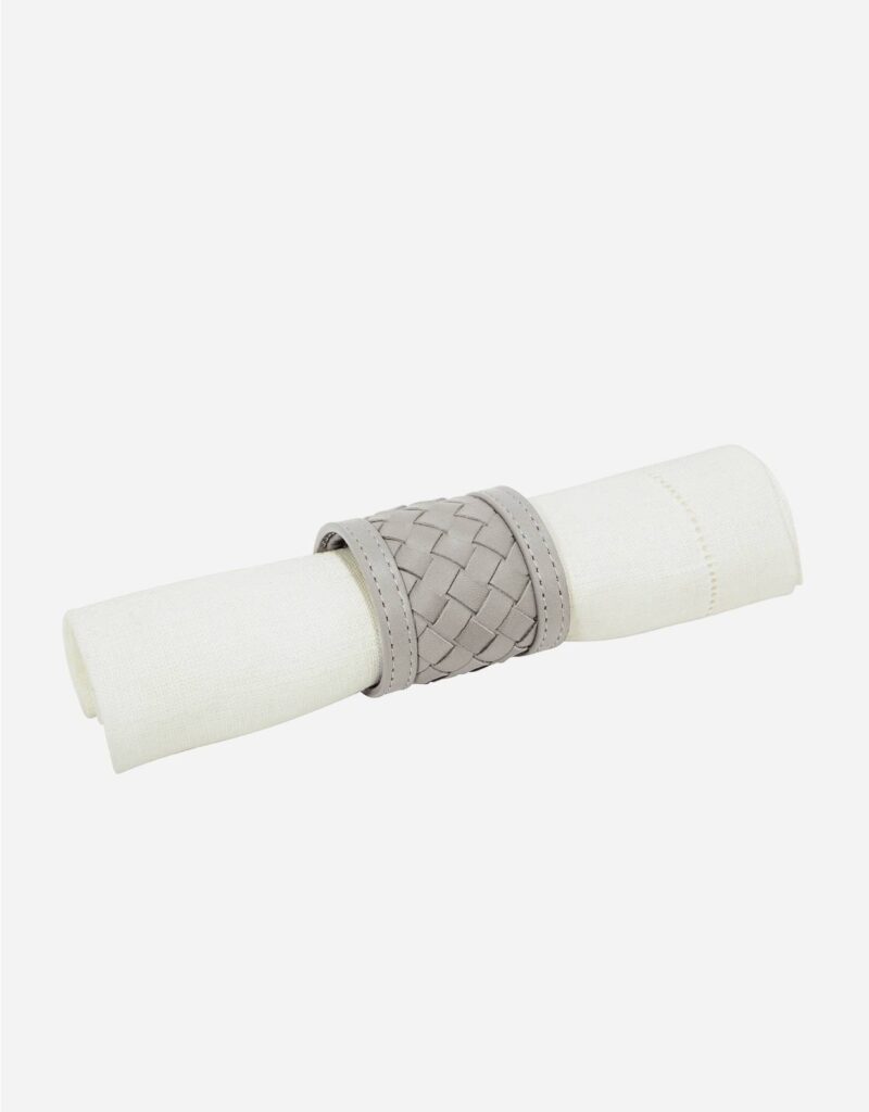 NINO HANDWOVEN NAPKIN RING SET OF 4