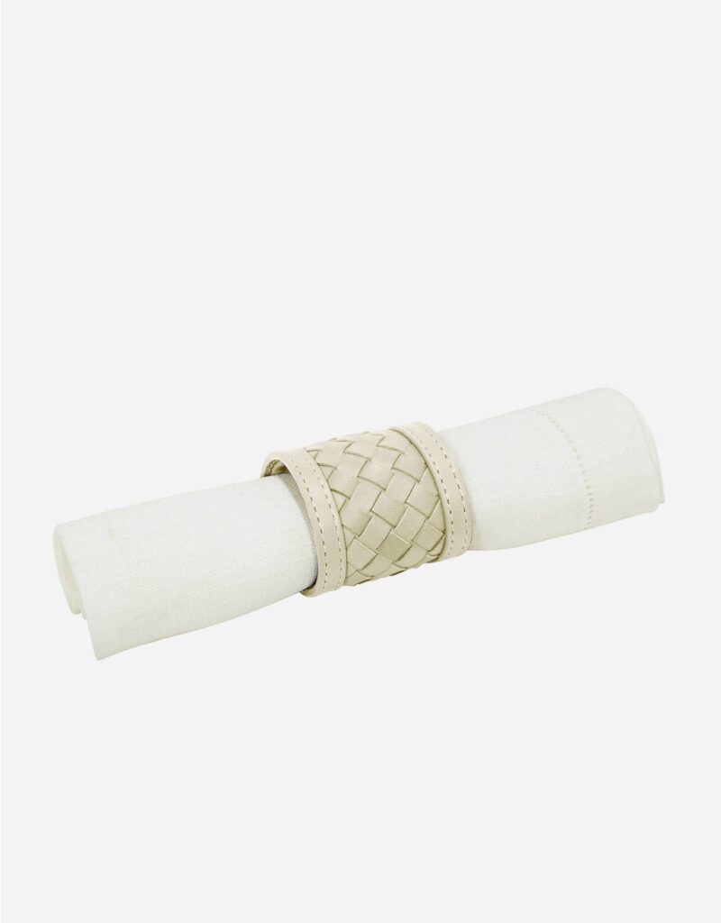 NINO HANDWOVEN NAPKIN RING SET OF 4