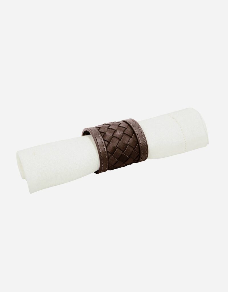 NINO HANDWOVEN NAPKIN RING SET OF 4