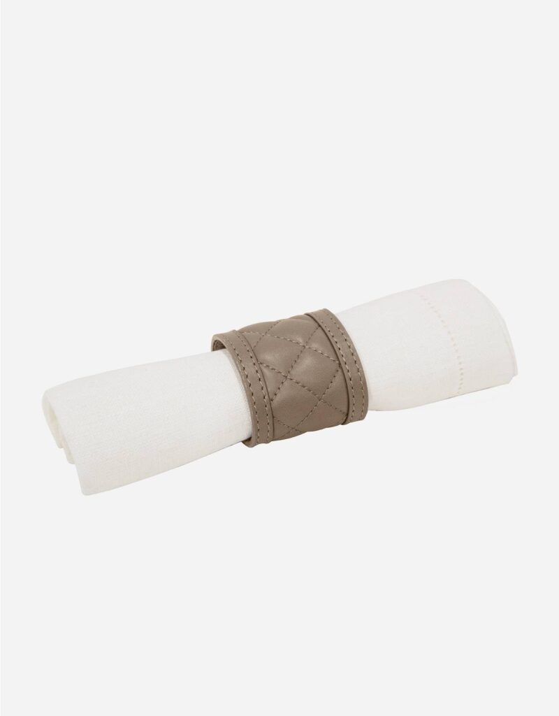 NINO DIAMONDS NAPKIN RING SET OF 4