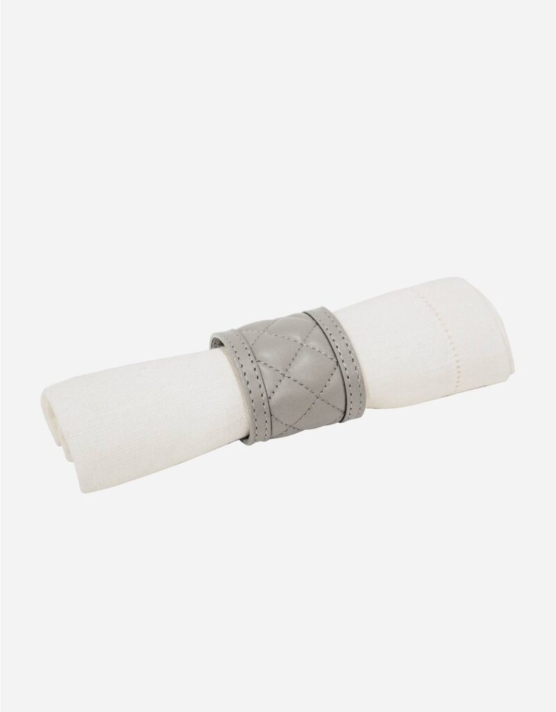 NINO DIAMONDS NAPKIN RING SET OF 4