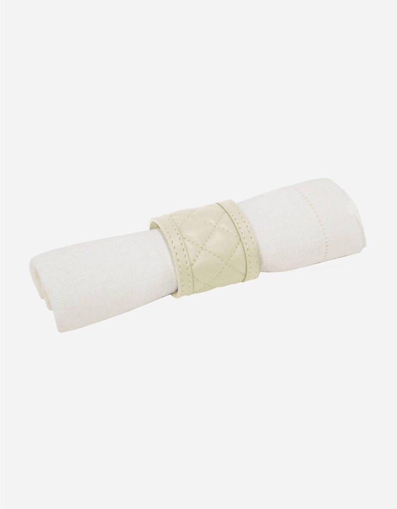 NINO DIAMONDS NAPKIN RING SET OF 4