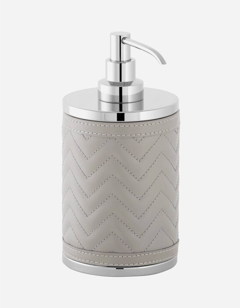 ALGHERO HERRINGBONE TALL SOAP DISPENSER