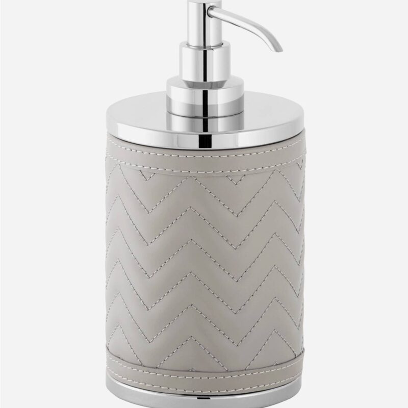 ALGHERO HERRINGBONE TALL SOAP DISPENSER