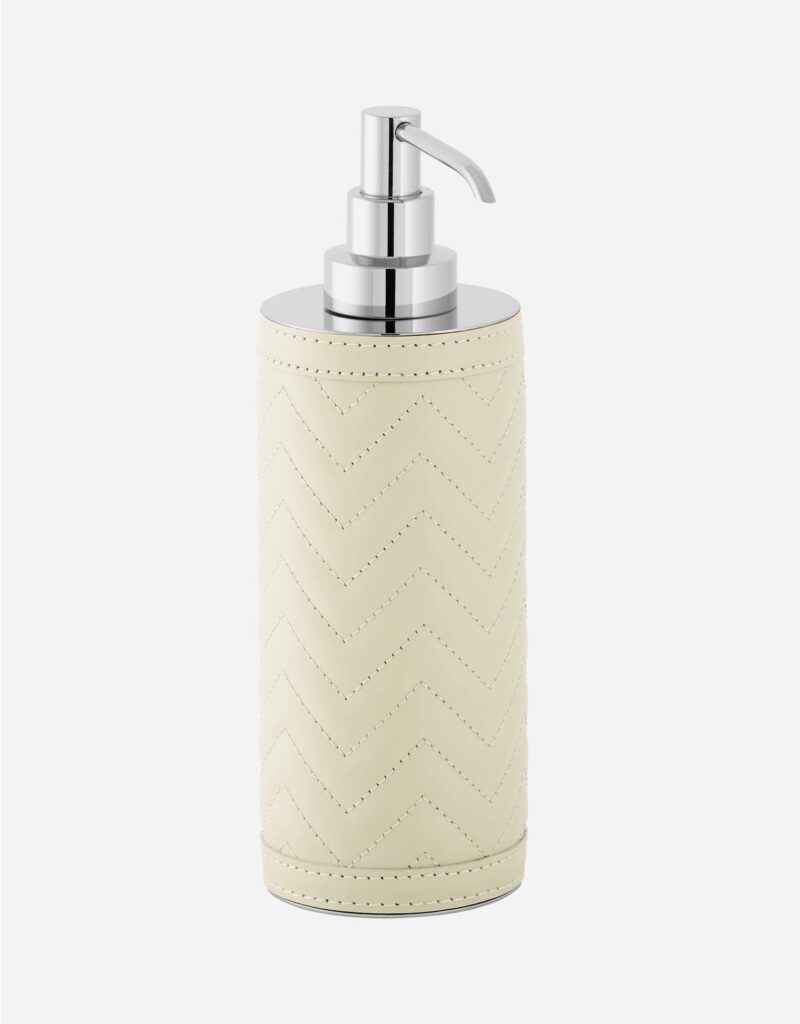 ALGHERO HERRINGBONE TALL SOAP DISPENSER