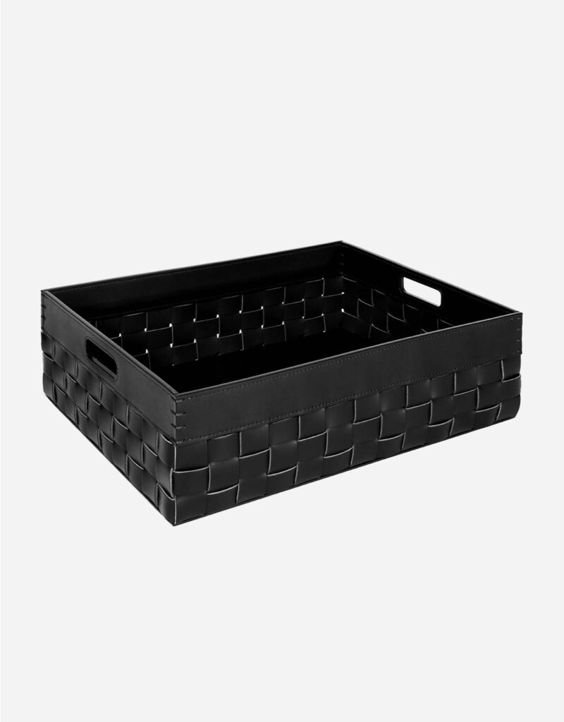 BARCELLONA STORAGE BASKET WITH HANDLES RECTANGULAR LOW