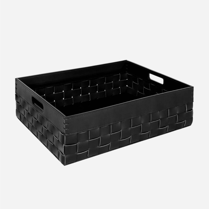BARCELLONA STORAGE BASKET WITH HANDLES RECTANGULAR LOW