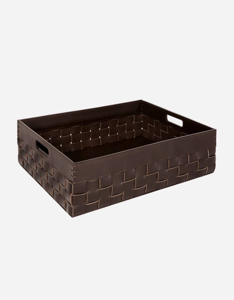 BARCELLONA STORAGE BASKET WITH HANDLES RECTANGULAR LOW