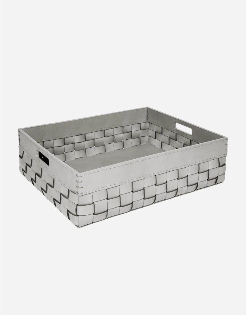 BARCELLONA STORAGE BASKET WITH HANDLES RECTANGULAR LOW