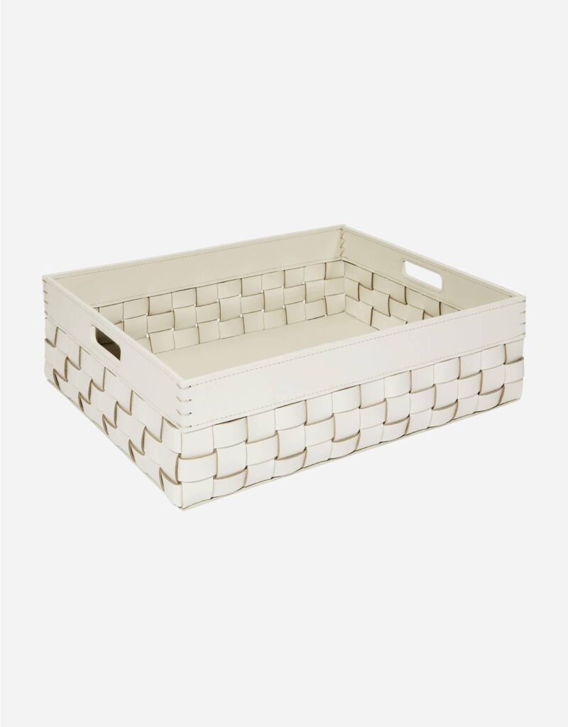 BARCELLONA STORAGE BASKET WITH HANDLES RECTANGULAR LOW