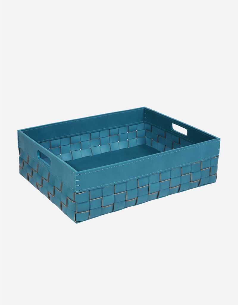 BARCELLONA STORAGE BASKET WITH HANDLES RECTANGULAR LOW