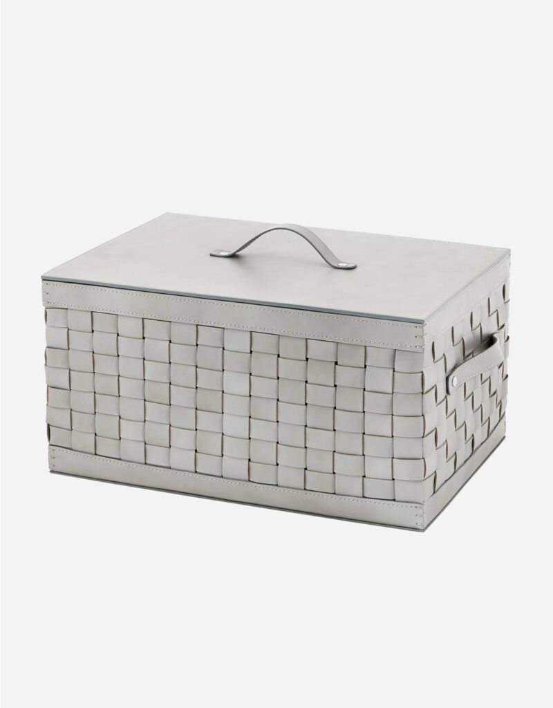 BARCELLONA SHOE TRUNK WITH DIVIDERS HANDLES AND LID