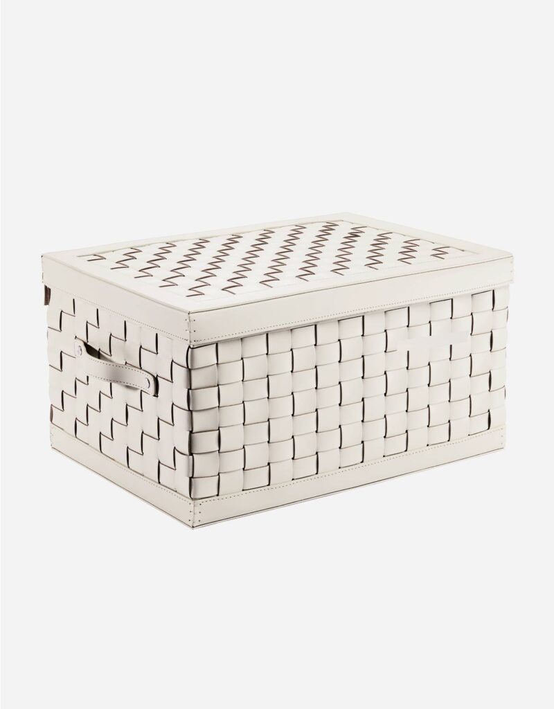 BARCELLONA SHOE TRUNK WITH DIVIDERS HANDLES AND LID
