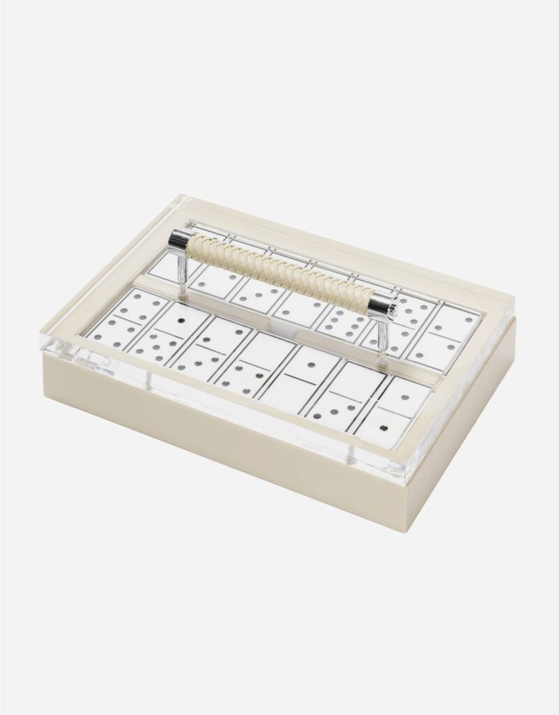 DIANA LEATHER DOMINO GAME SET