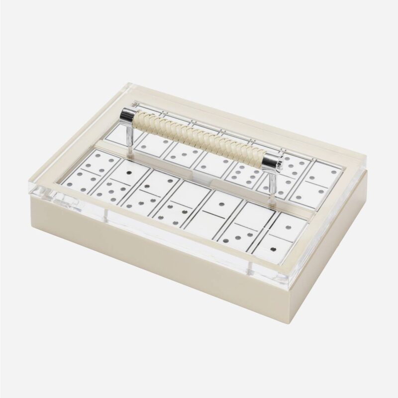 DIANA LEATHER DOMINO GAME SET